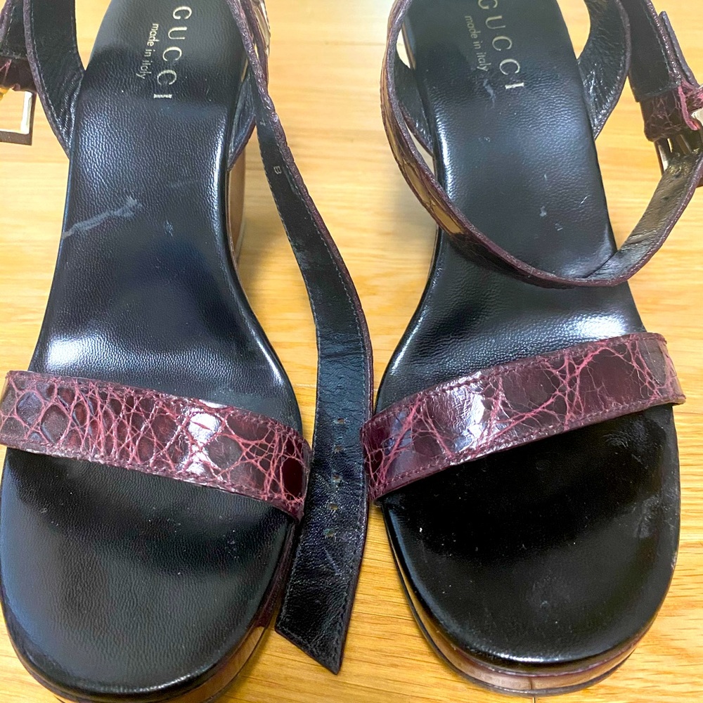 Gucci wedges